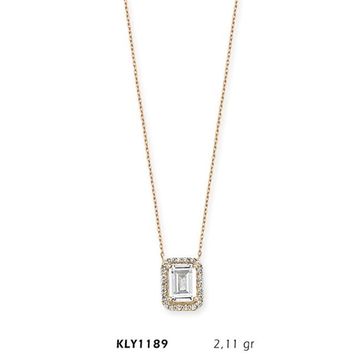 Harem Altın KLY1189 14 Ayar Altın Baget Model Kolye