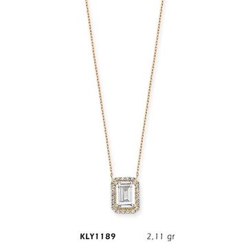 Harem Altın KLY1189 14 Ayar Altın Baget Model Kolye