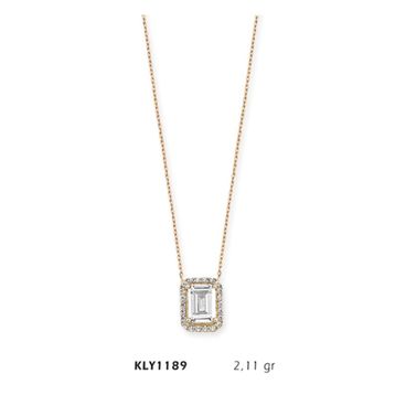 Harem Altın KLY1189 14 Ayar Altın Baget Model Kolye