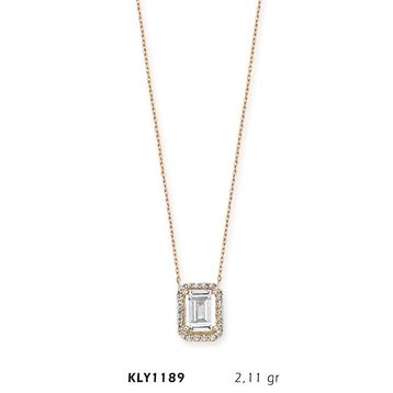 Harem Altın KLY1189 14 Ayar Altın Baget Model Kolye