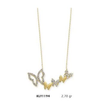 Harem Altın KLY1194 14 Ayar Altın Kelebek Kolye