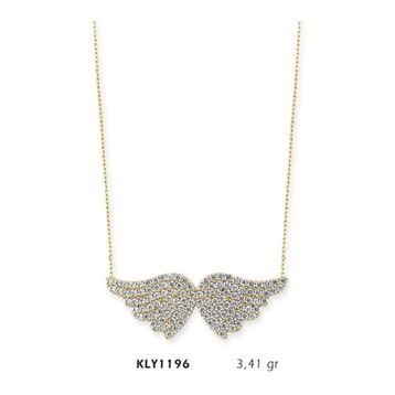 Harem Altın KLY1196 14 Ayar Altın Melek Kanadı Kolye