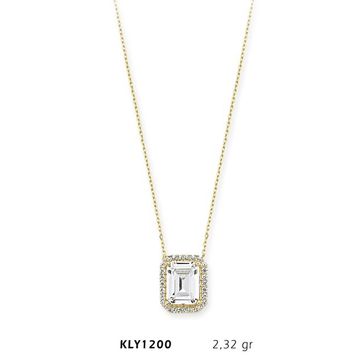 Harem Altın KLY1200 14 Ayar Altın Baget Model Kolye