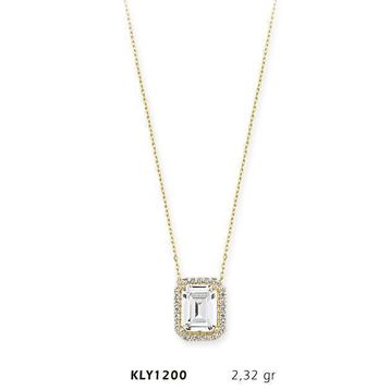 Harem Altın KLY1200 14 Ayar Altın Baget Model Kolye