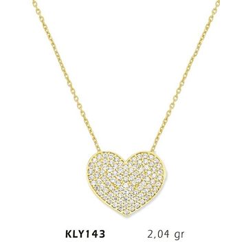 Harem Altın KLY143 14 Ayar Altın Kalp Kolye