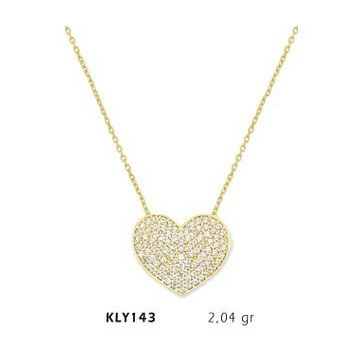 Harem Altın KLY143 14 Ayar Altın Kalp Kolye