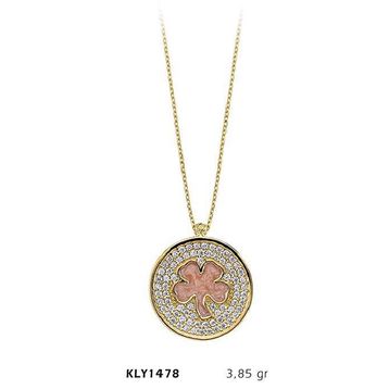 Harem Altın KLY1478 14 Ayar Altın Yonca Kolye