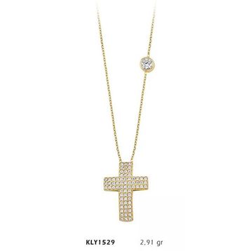 Harem Altın KLY1529 14 Ayar Altın Haç Kolye