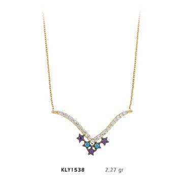 Harem Altın KLY1538 14 Ayar Altın Yıldız Kolye