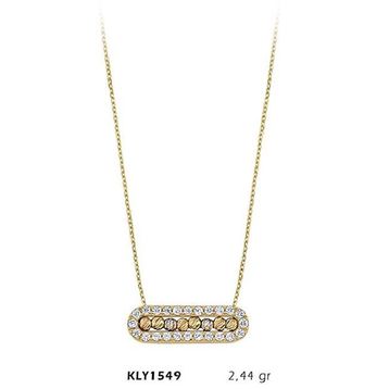 Harem Altın KLY1549 14 Ayar Altın Sıralı Top Kolye