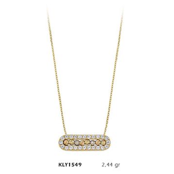 Harem Altın KLY1549 14 Ayar Altın Sıralı Top Kolye