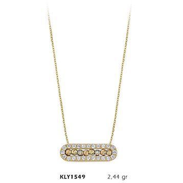 Harem Altın KLY1549 14 Ayar Altın Sıralı Top Kolye