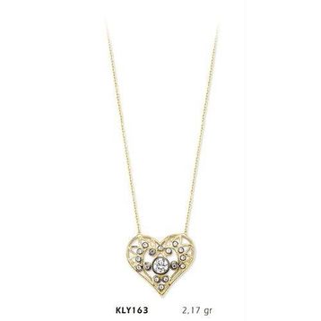 Harem Altın KLY163 14 Ayar Altın Kalp Kolye