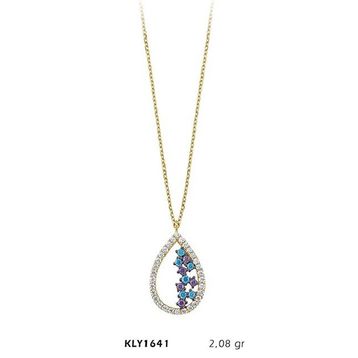 Harem Altın KLY1641 14 Ayar Altın Damla Model Kadın Kolye