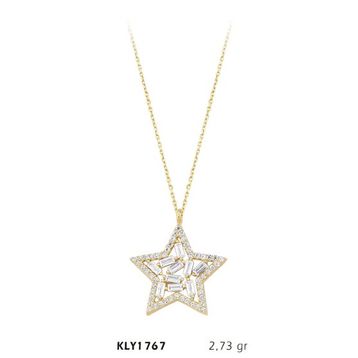 Harem Altın KLY1767 1 4 Ayar Altın Yıldız Kolye