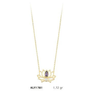 Harem Altın KLY1781 14 Ayar Altın Nilüfer Kolye