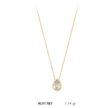 Harem Altın KLY1787 14 Ayar Altın Damla Kolye
