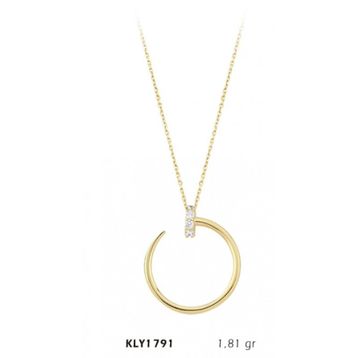 Harem Altın KLY1791 14 Ayar Altın Çivi Kolye