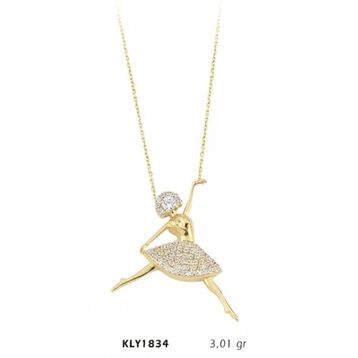 Harem Altın KLY1834 14 Ayar Altın Balerin Kolye