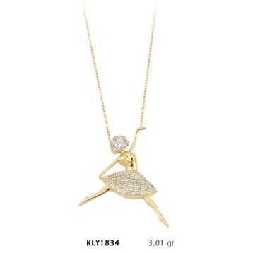Harem Altın KLY1834 14 Ayar Altın Balerin Kolye