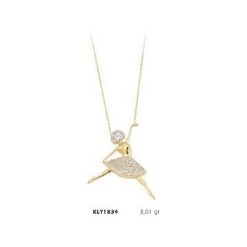 Harem Altın KLY1834 14 Ayar Altın Balerin Kolye