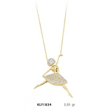 Harem Altın KLY1834 14 Ayar Altın Balerin Kolye