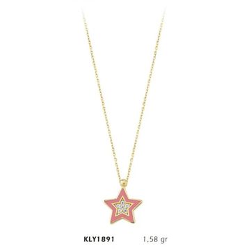 Harem Altın KLY1891 14 Ayar Altın Yıldız Kolye