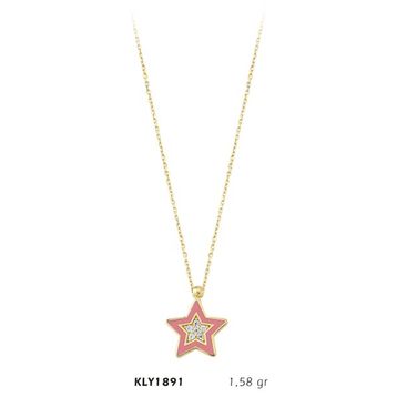 Harem Altın KLY1891 14 Ayar Altın Yıldız Kolye