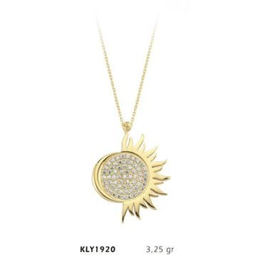 Harem Altın KLY1920 14 Ayar Altın Güneş Kolye