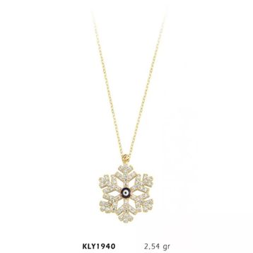 Harem Altın KLY1940 14 Ayar Altın Kar Tanesi Kolye