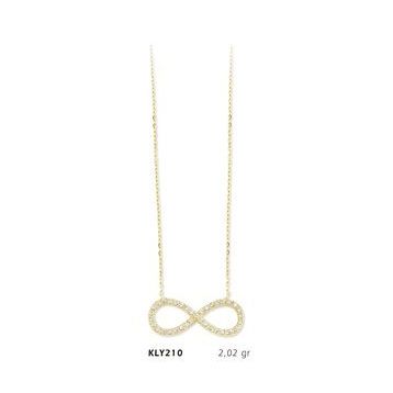 Harem Altın KLY210 14 Ayar Altın Sonsuzluk Kolye