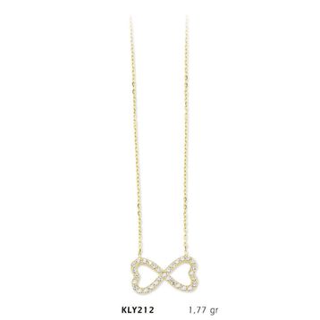 Harem Altın KLY212 14 Ayar Altın Sonsuzluk Kolye