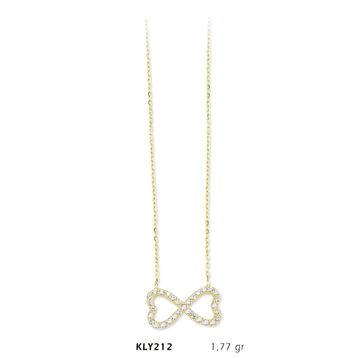 Harem Altın KLY212 14 Ayar Altın Sonsuzluk Kolye