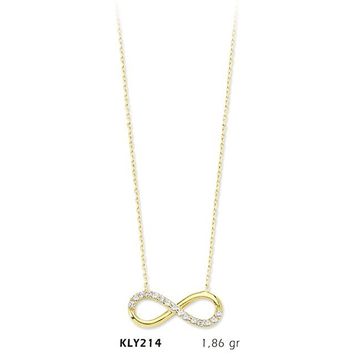 Harem Altın KLY214 14 Ayar Altın Sonsuzluk Kolye