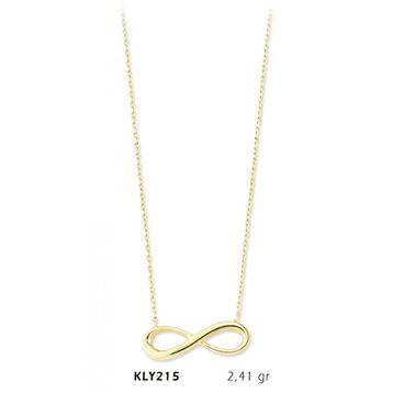 Harem Altın KLY215 14 Ayar Altın Sonsuzluk Kolye
