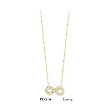 Harem Altın KLY216 14 Ayar Altın Sonsuzluk Kolye