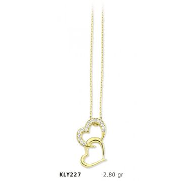 Harem Altın KLY227 14 Ayar Altın Kalp Kolye