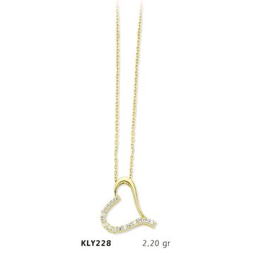 Harem Altın KLY228 14 Ayar Altın Kalp Kolye