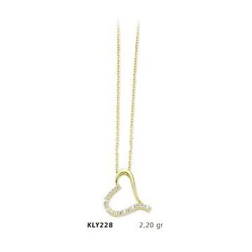 Harem Altın KLY228 14 Ayar Altın Kalp Kolye