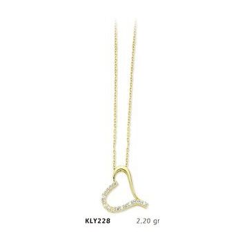 Harem Altın KLY228 14 Ayar Altın Kalp Kolye