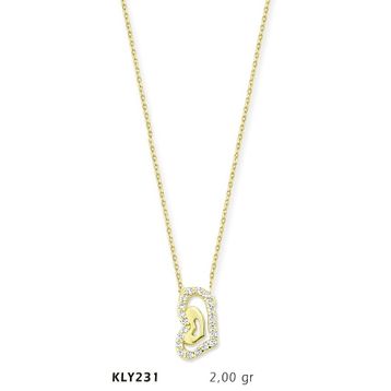 Harem Altın KLY231 14 Ayar Altın Kalp Kolye
