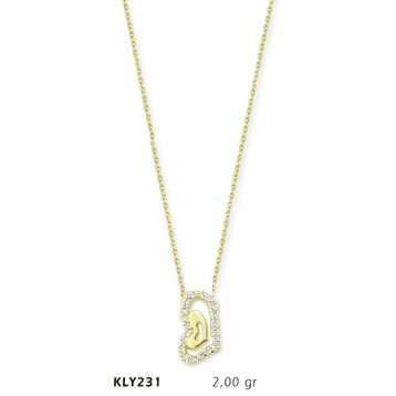 Harem Altın KLY231 14 Ayar Altın Kalp Kolye