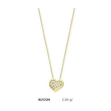 Harem Altın KLY234 14 Ayar Altın Kalp Kolye