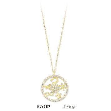 Harem Altın KLY287 14 Ayar Altın Şans Kolyesi