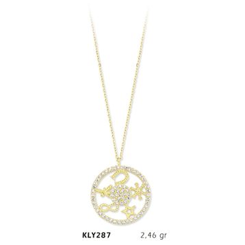 Harem Altın KLY287 14 Ayar Altın Şans Kolyesi