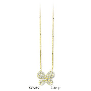 Harem Altın KLY297 14 Ayar Altın Kelebek Kolye
