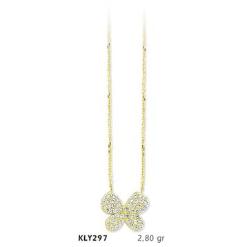 Harem Altın KLY297 14 Ayar Altın Kelebek Kolye