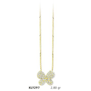 Harem Altın KLY297 14 Ayar Altın Kelebek Kolye