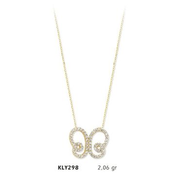 Harem Altın KLY298 14 Ayar Altın Kelebek Kolye