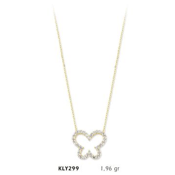 Harem Altın KLY299 14 Ayar Altın Kelebek Kolye